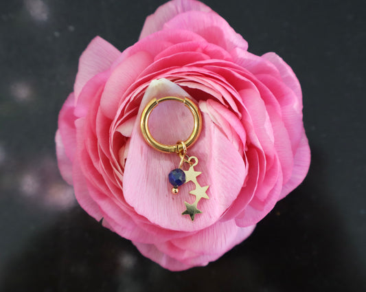 Oorringen Lapis star