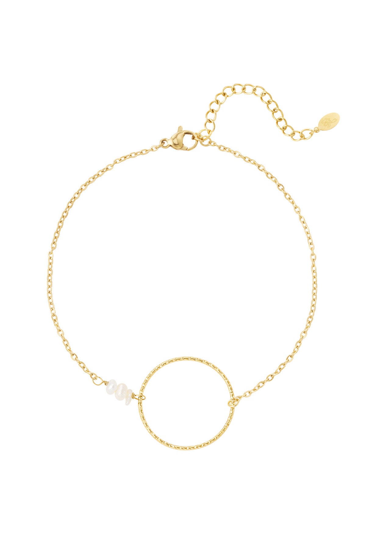 Enkelband grote cirkel | zilver & goud beschikbaar