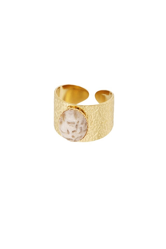 Ring Robuust | roze en beige beschikbaar