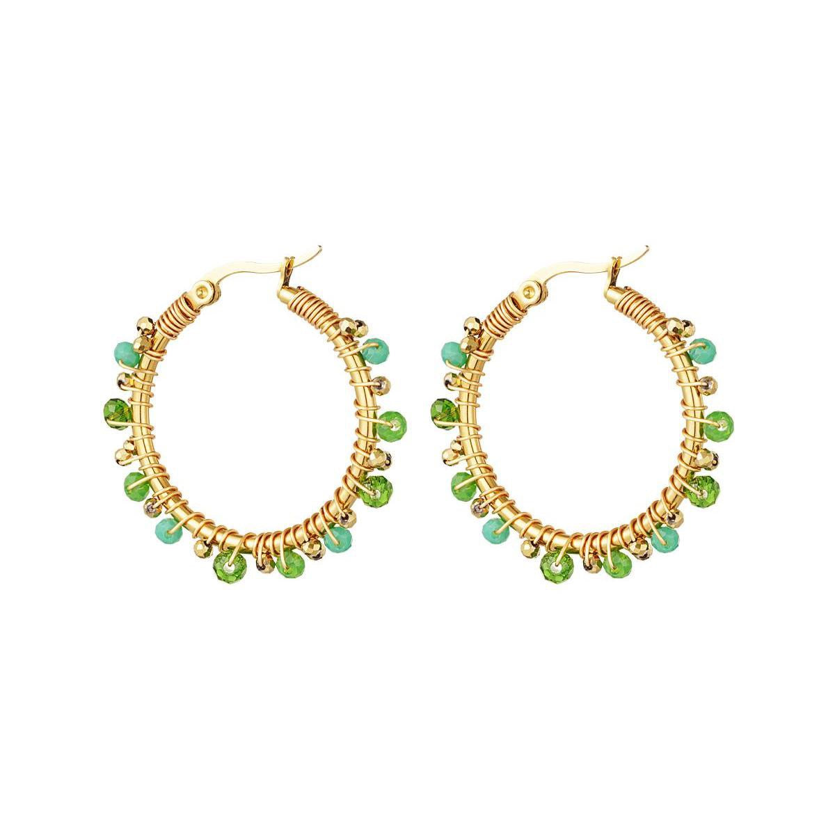 Oorringen Colourful hoops | meerdere kleuren beschikbaar