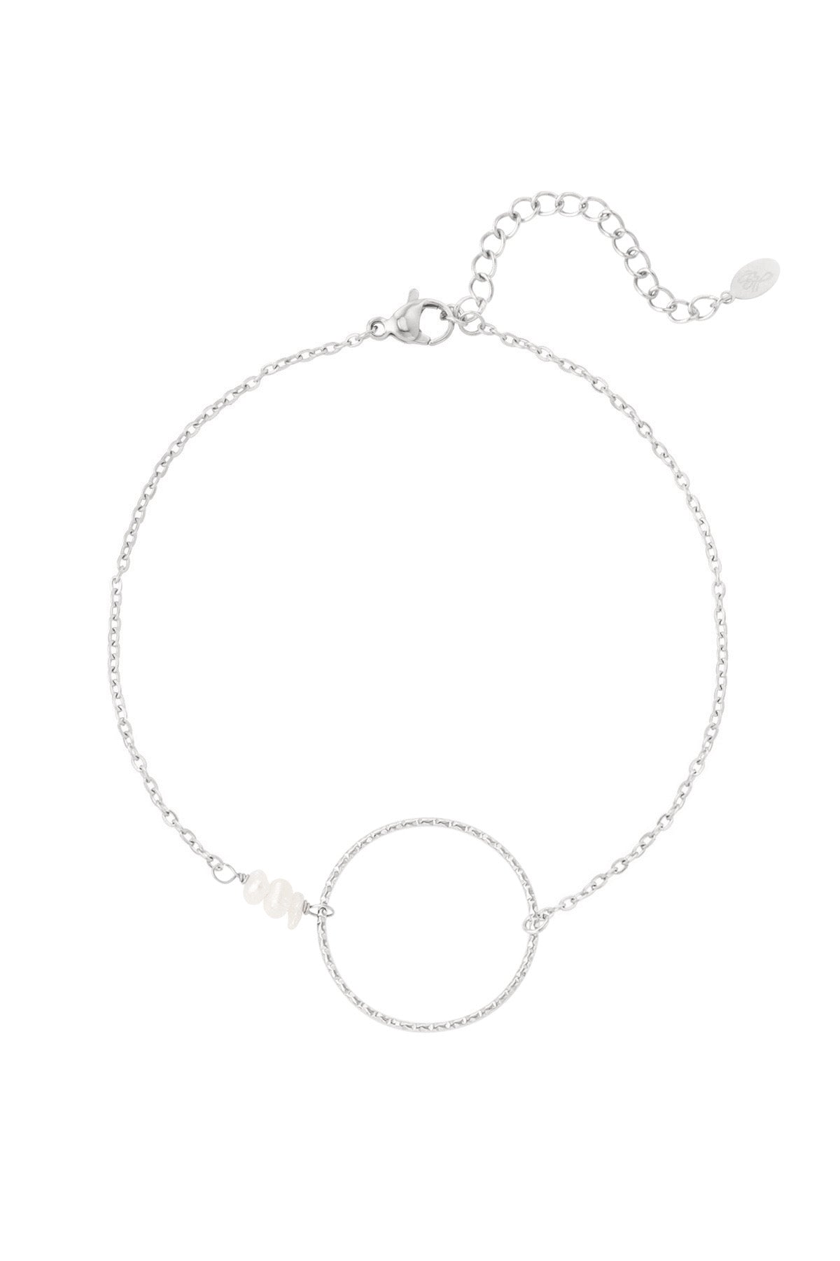Enkelband grote cirkel | zilver & goud beschikbaar