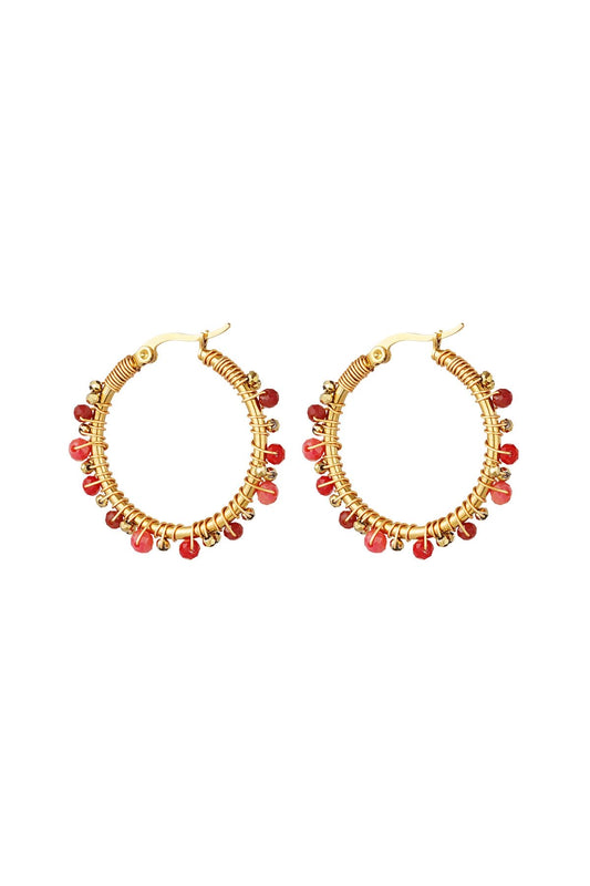 Oorringen Colourful hoops | meerdere kleuren beschikbaar