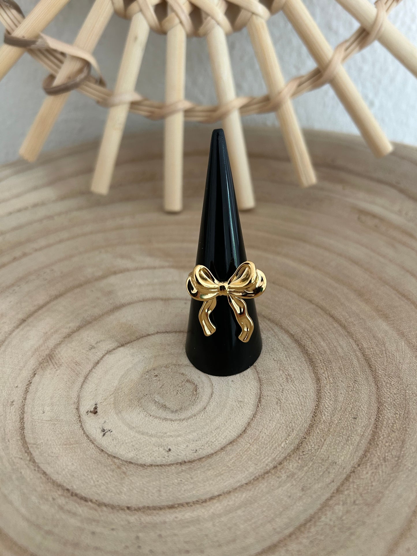 Ring verstelbaar Strik | zilver en goud beschikbaar