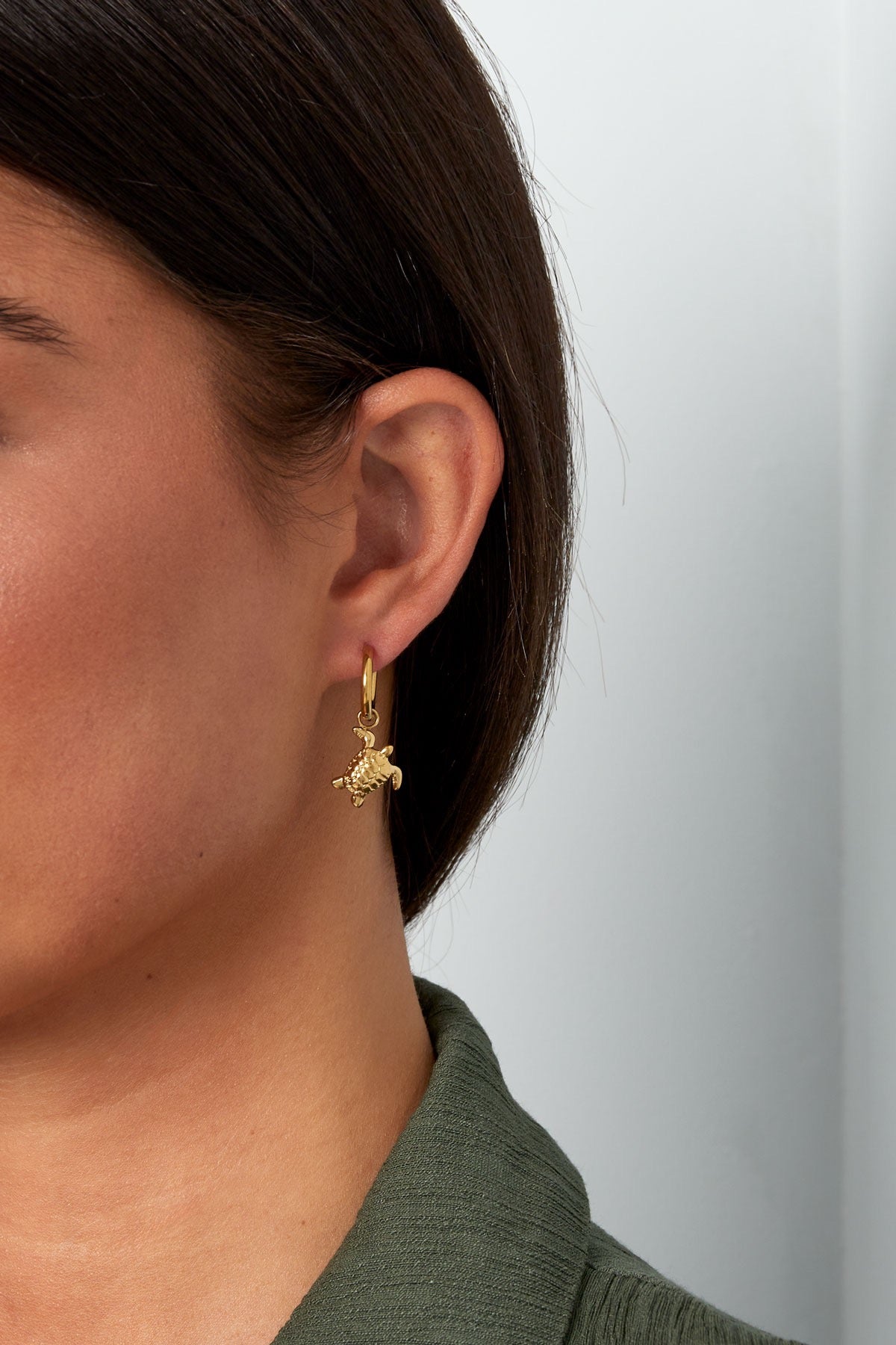 Oorringen Schildpadje | goud & zilver beschikbaar