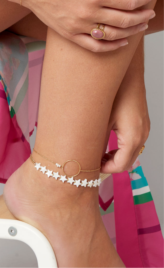 Enkelband grote cirkel | zilver & goud beschikbaar