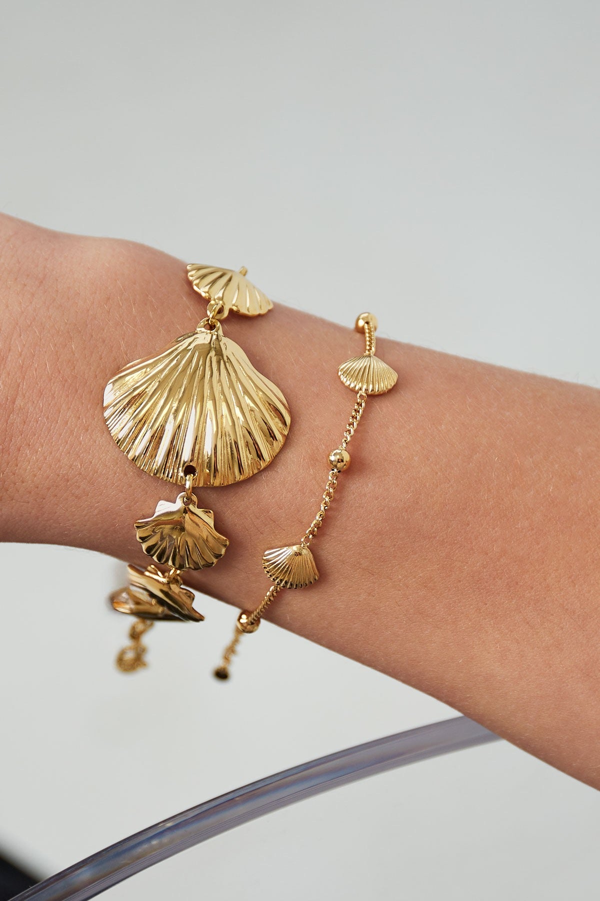 Armband Shell party | goud & zilver beschikbaar