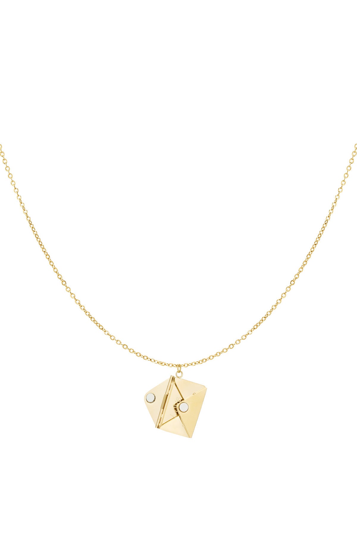 Ketting Love you message | zilver & goud beschikbaar