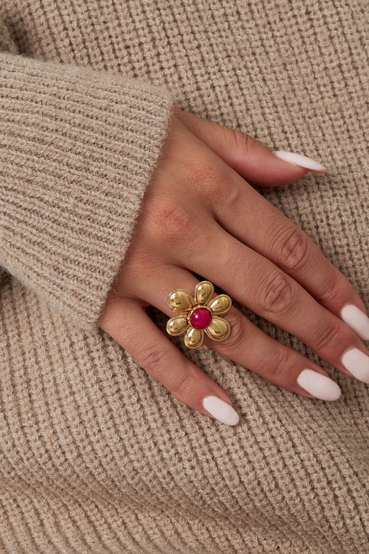 Ring Pink flower