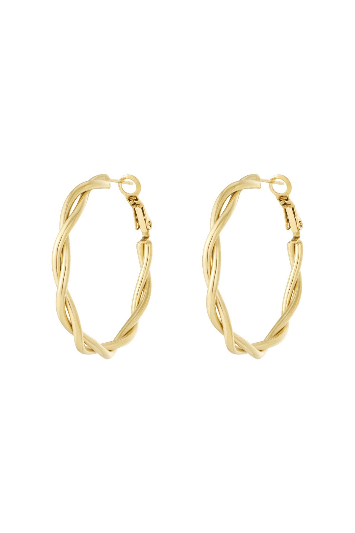 Oorringen Twisted hoops