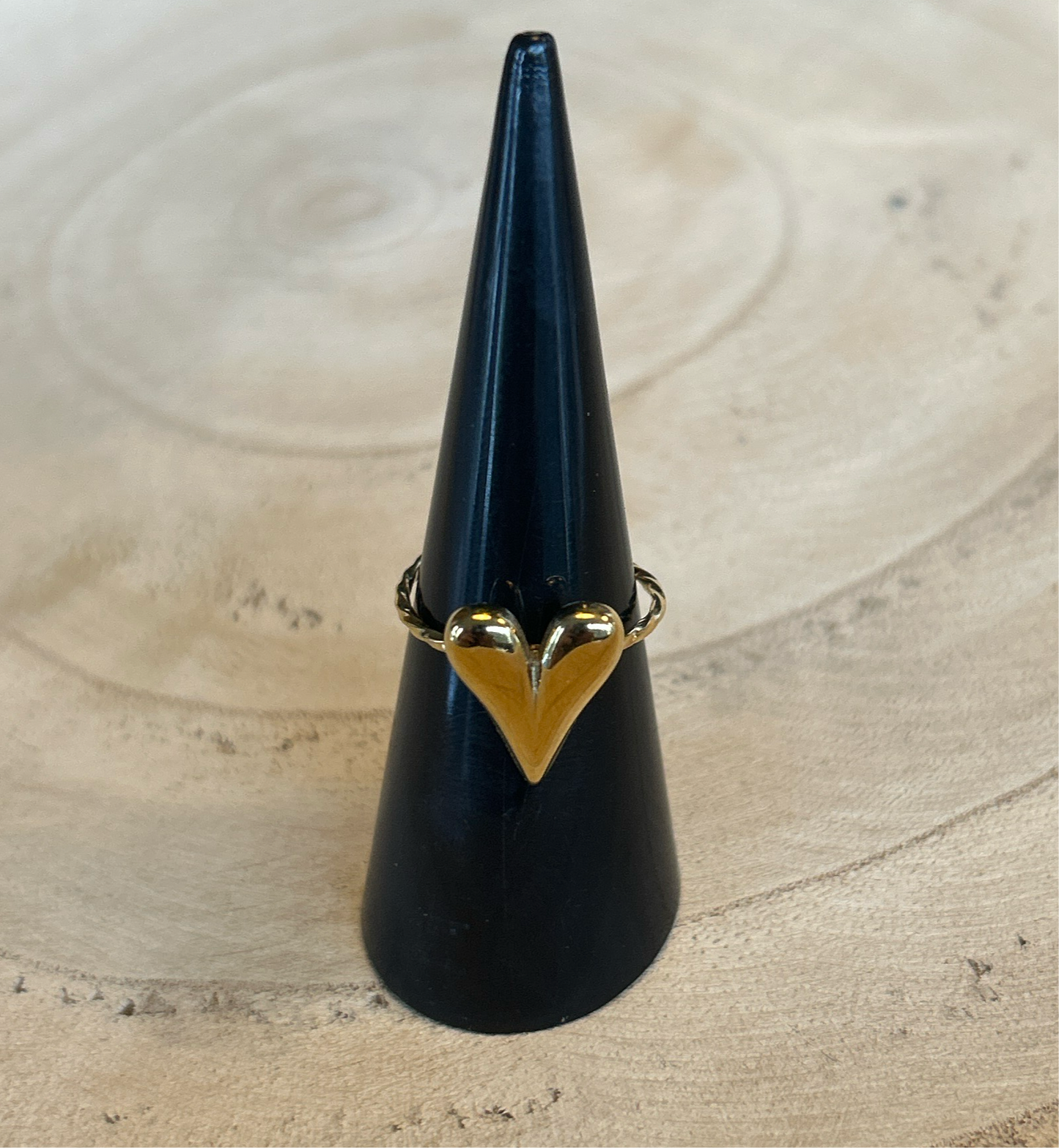 Ring verstelbaar Hart | goud en zilver beschikbaar