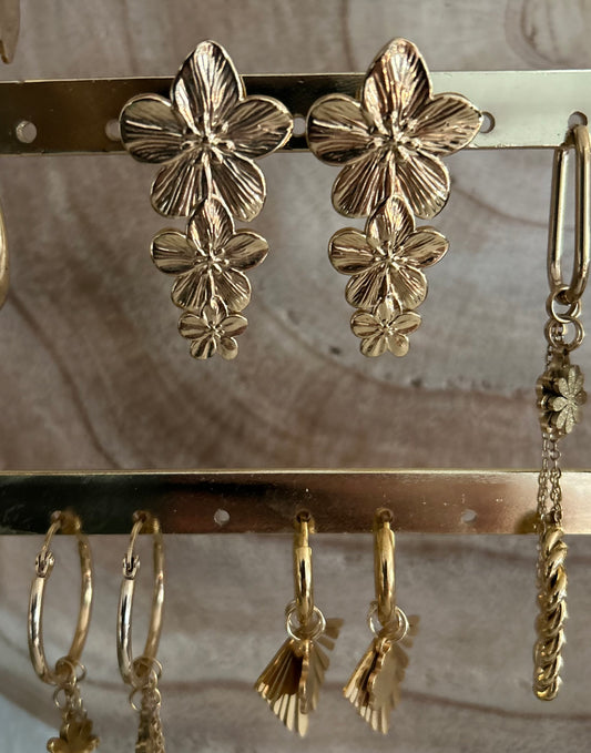 Oorbellen Tropical flowers