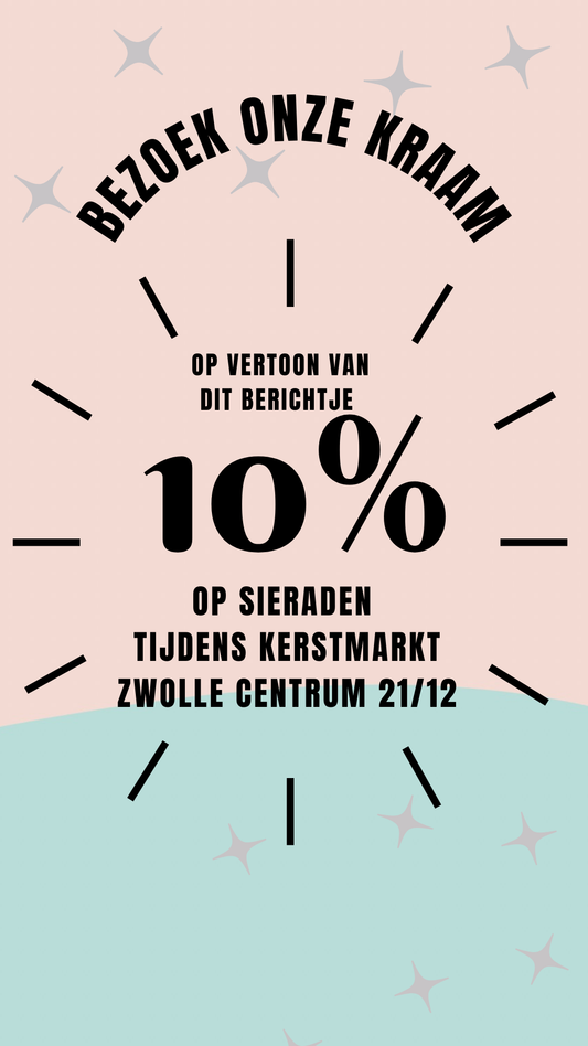 Vakje 21 | 10 % korting tijdens Kerstmarkt Zwolle Centrum