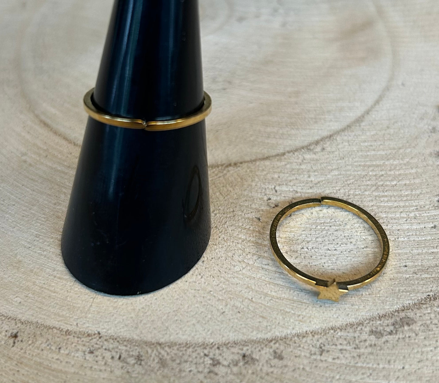 Ring verstelbaar Little star | zilver en goud beschikbaar