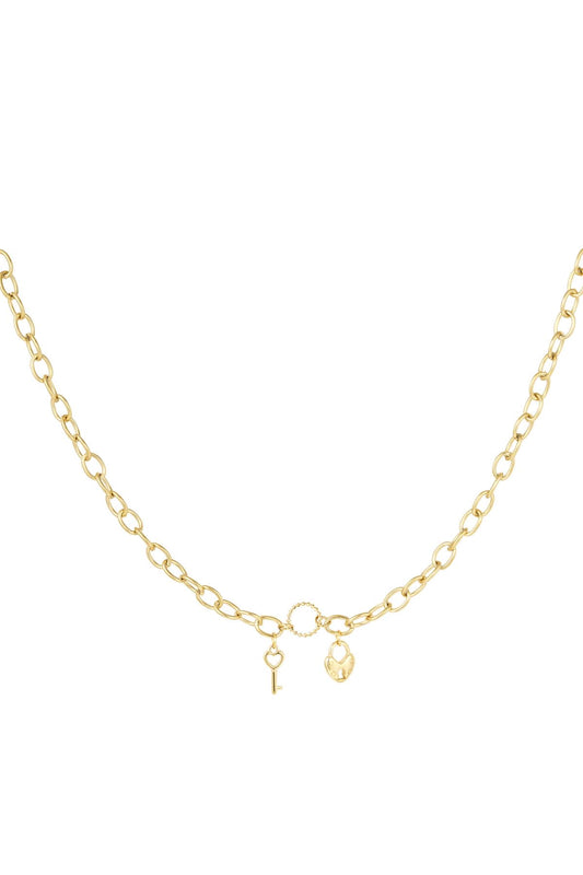 Ketting Golden key