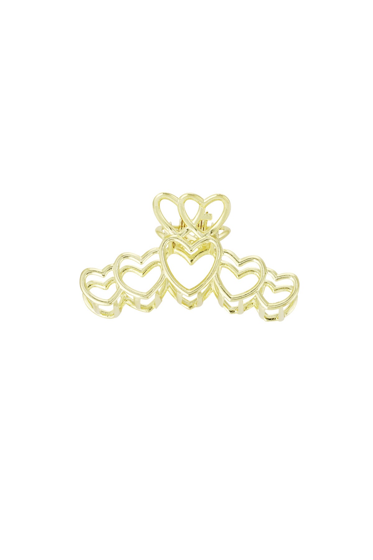 Haarclip Love all over | zilver en goud beschikbaar