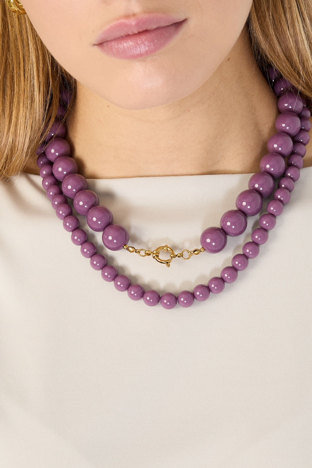 Ketting kralen bold 10 mm| meerdere kleuren beschikbaar