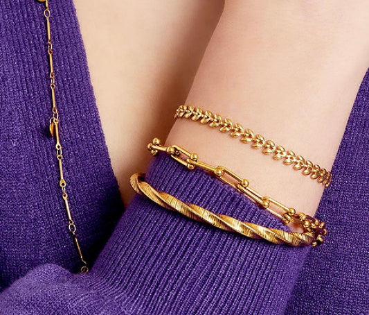 Armband Blaadjes | zilver & goud beschikbaar