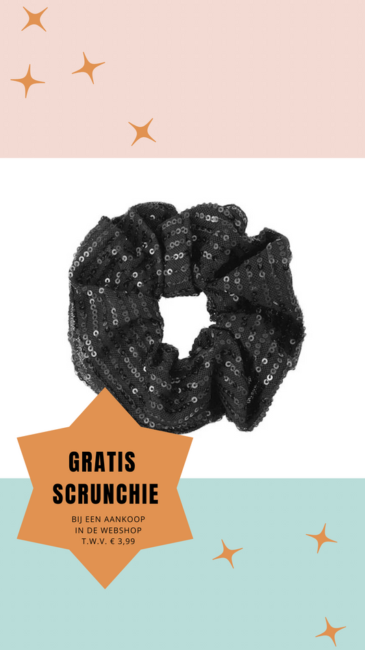 Vakje 16 | GRATIS scrunchie