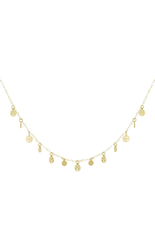 Ketting Smile & shine | goud en zilver beschikbaar